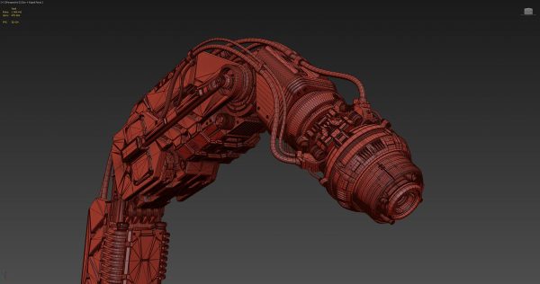 Robotic Arm 2b Rigged