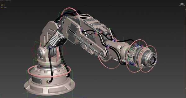 Robotic Arm 2b Rigged
