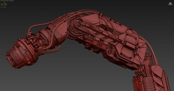 Robotic Arm 2b Rigged