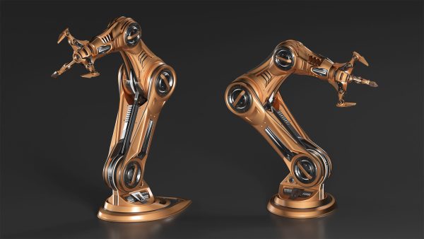 ROBOTIC ARM 5 Rigged and Animated