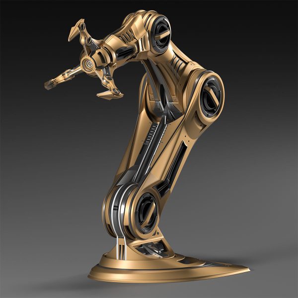 ROBOTIC ARM 5 Rigged and Animated