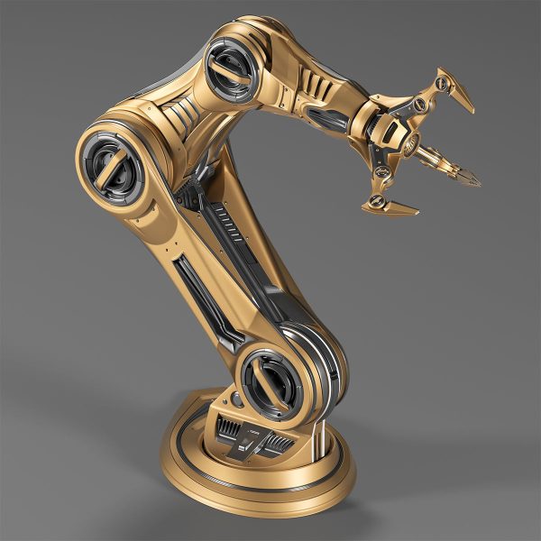 ROBOTIC ARM 5 Rigged and Animated
