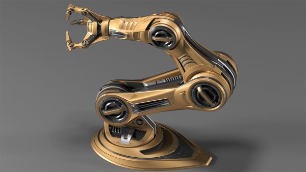 ROBOTIC ARM 5 Rigged and Animated