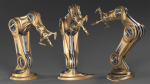 ROBOTIC ARM 5 Rigged and Animated