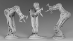 ROBOTIC ARM 5 Rigged and Animated