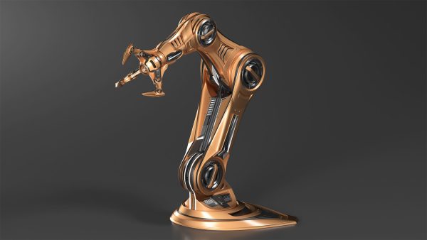 ROBOTIC ARM 5 Rigged and Animated
