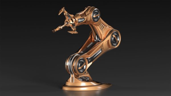 ROBOTIC ARM 5 Rigged and Animated