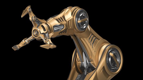 ROBOTIC ARM 5 Rigged and Animated