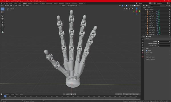 Robotic Arm Blue