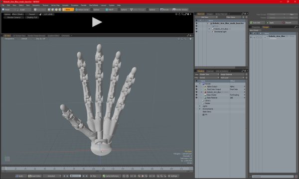 Robotic Arm Blue