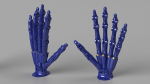Robotic Arm Blue Rigged
