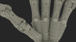 Robotic Arm Blue Rigged