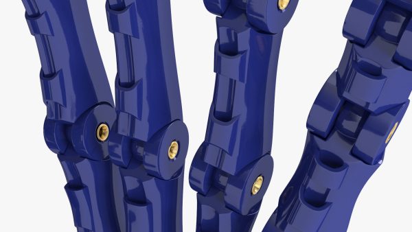 Robotic Arm Blue Rigged