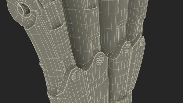 Robotic Arm Blue Rigged
