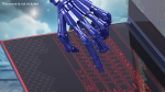 Robotic Arm Blue Rigged