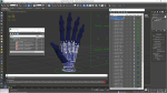 Robotic Arm Blue Rigged