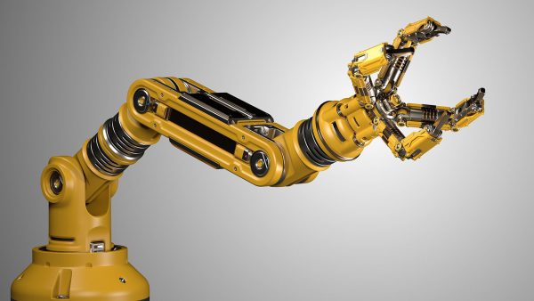 Robotic Arm Rigged and Animated