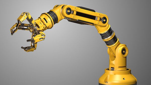 Robotic Arm Rigged and Animated