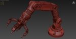 Robotic Arm Rigged and Animated