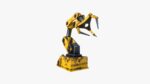 Robotic Hand A03 Yellow - Machinery Industrial Design