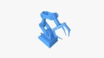 Robotic Hand A03 Yellow - Machinery Industrial Design
