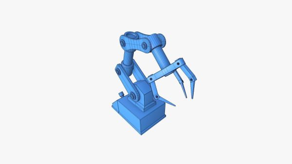 Robotic Hand A03 Yellow - Machinery Industrial Design