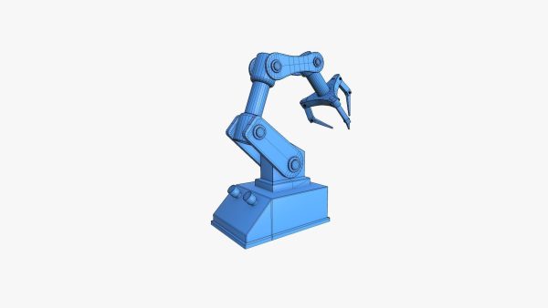 Robotic Hand A03 Yellow - Machinery Industrial Design