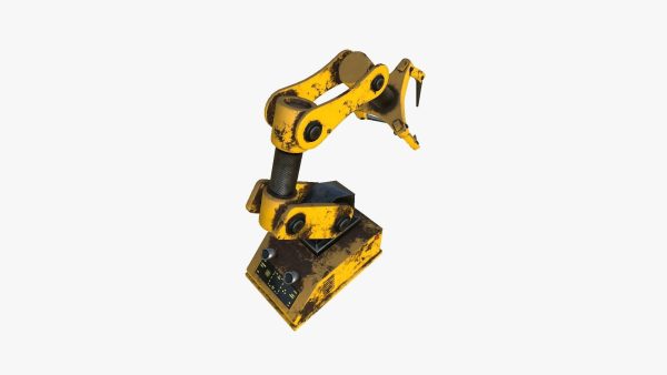 Robotic Hand A03 Yellow - Machinery Industrial Design