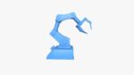 Robotic Hand A03 Yellow - Machinery Industrial Design