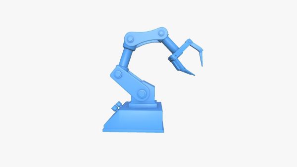 Robotic Hand A03 Yellow - Machinery Industrial Design
