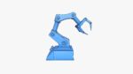 Robotic Hand A03 Yellow - Machinery Industrial Design