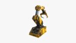 Robotic Hand A03 Yellow - Machinery Industrial Design