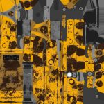 Robotic Hand A03 Yellow - Machinery Industrial Design