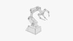 Robotic Hand A03 Yellow - Machinery Industrial Design