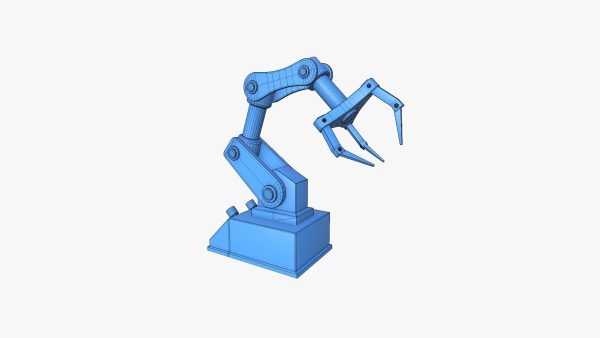 Robotic Hand A03 Yellow - Machinery Industrial Design