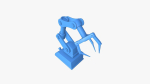 Robotic Hand A10 Copper - Machinery Industrial Design