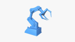 Robotic Hand A10 Copper - Machinery Industrial Design
