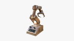 Robotic Hand A10 Copper - Machinery Industrial Design