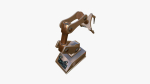 Robotic Hand A10 Copper - Machinery Industrial Design