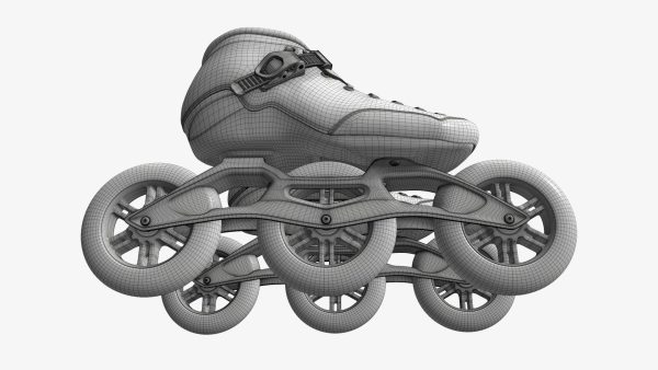 Roller skates racing