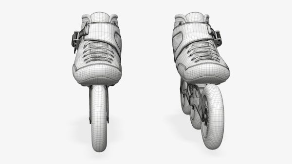 Roller skates racing