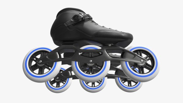 Roller skates racing