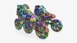 Roller skates racing