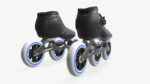 Roller skates racing