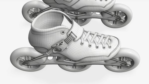 Roller skates racing