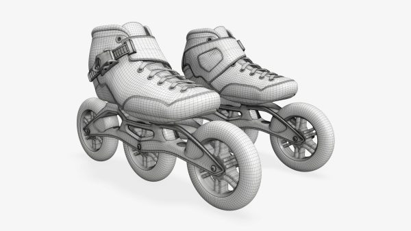 Roller skates racing