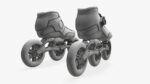 Roller skates racing