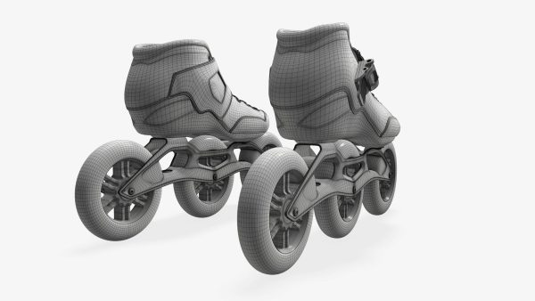 Roller skates racing