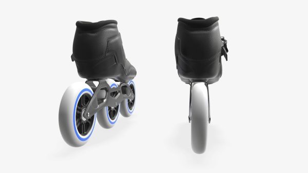 Roller skates racing