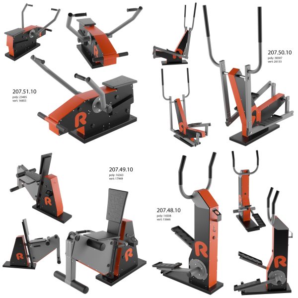 Romana set 1 outdoor exercise equipment
